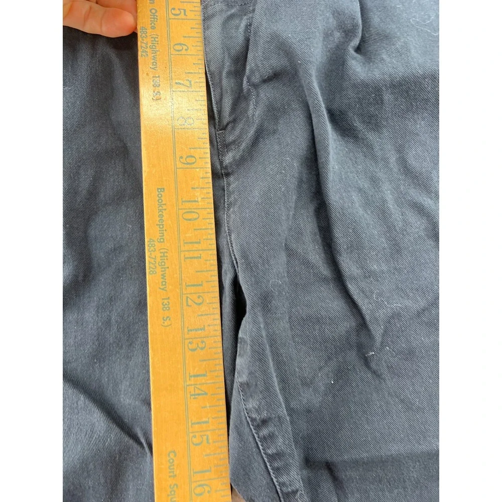 Helmut Lang Pants Sz 30 Mens Navy Blue Mixed Media Nylon Yoke Pleated Tapered